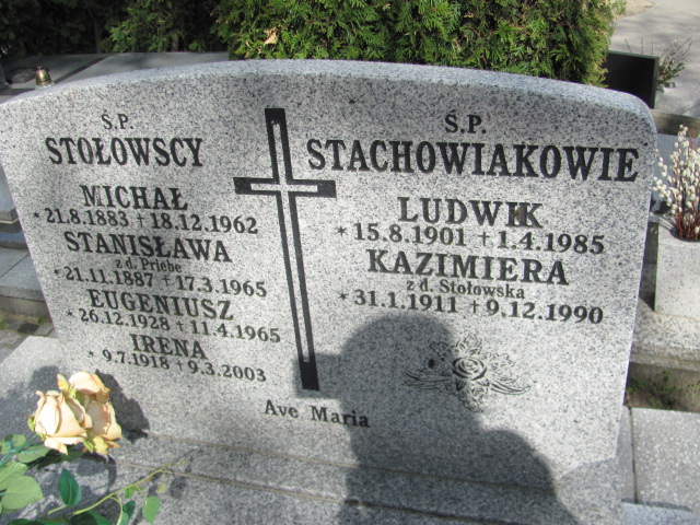 Stanisława Stołowska 1887 Gniezno Bierzglinek - Grobonet - Wyszukiwarka osób pochowanych