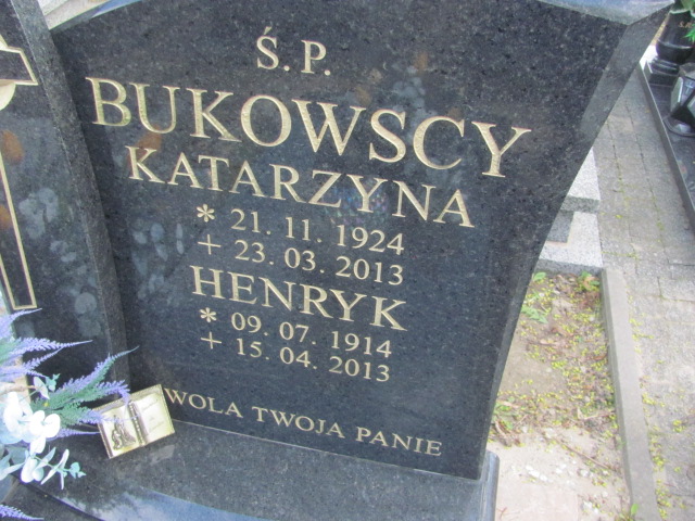 Katarzyna Bukowska 1924 Gniezno Bierzglinek - Grobonet - Wyszukiwarka osób pochowanych