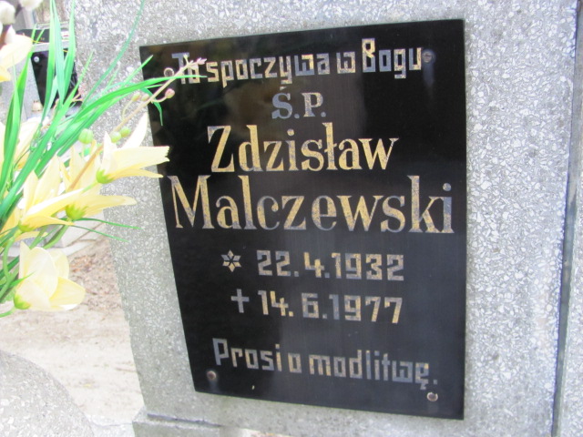 Antoni Malczewski 1905 Gniezno Bierzglinek - Grobonet - Wyszukiwarka osób pochowanych