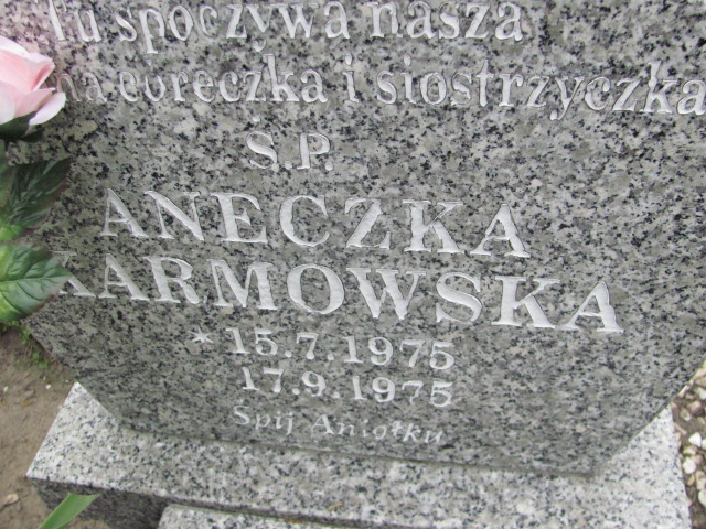 Anna Karmowska 1975 Gniezno Bierzglinek - Grobonet - Wyszukiwarka osób pochowanych