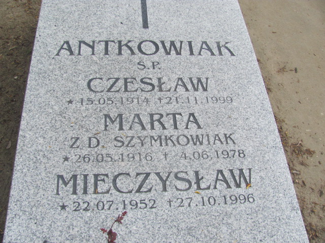 Marta Antkowiak 1916 Gniezno Bierzglinek - Grobonet - Wyszukiwarka osób pochowanych