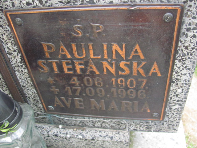 Paulina Stefańska 1907 Gniezno Bierzglinek - Grobonet - Wyszukiwarka osób pochowanych